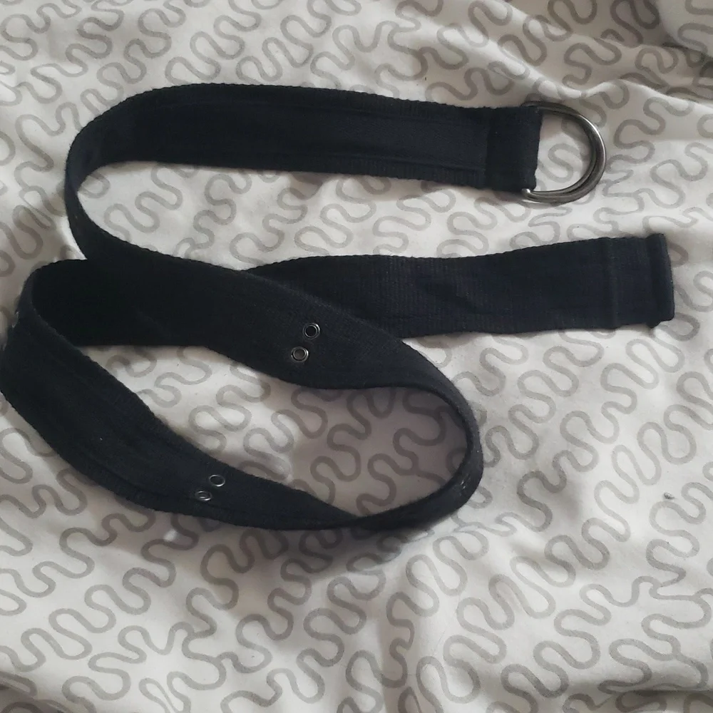 Cool Black Army Military Canvas Belt